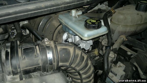Опель Виваро / Opel Vivaro 2.5 CDTI замена ГТЦ и тросов ручника
