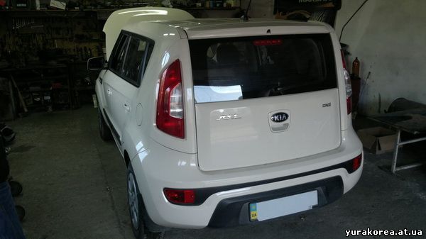 Пробитый поддон Kia Soul Ремонт